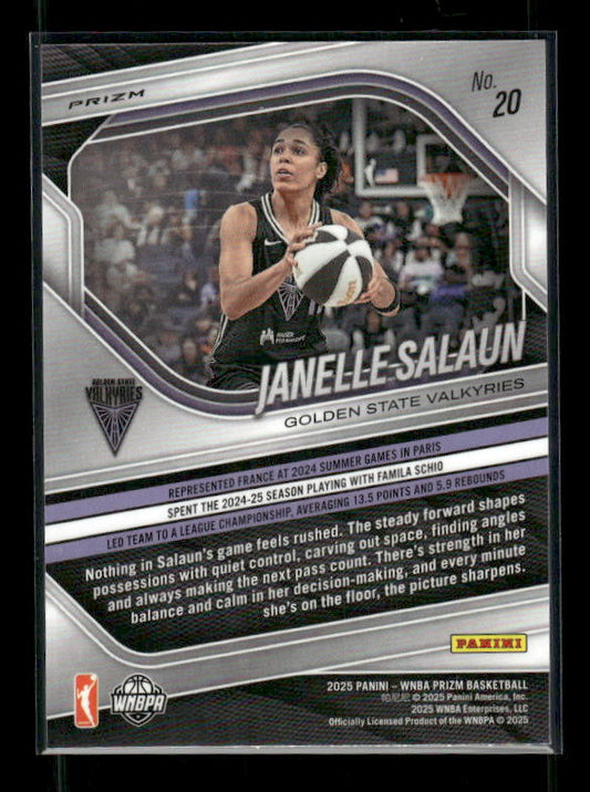 Janelle Salaun - 2025 Prizm WNBA - Silver Prizm - Rookie