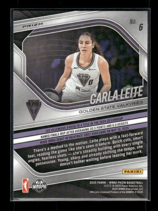 Carla Leite - 2025 Prizm WNBA - Silver Prizm - Rookie