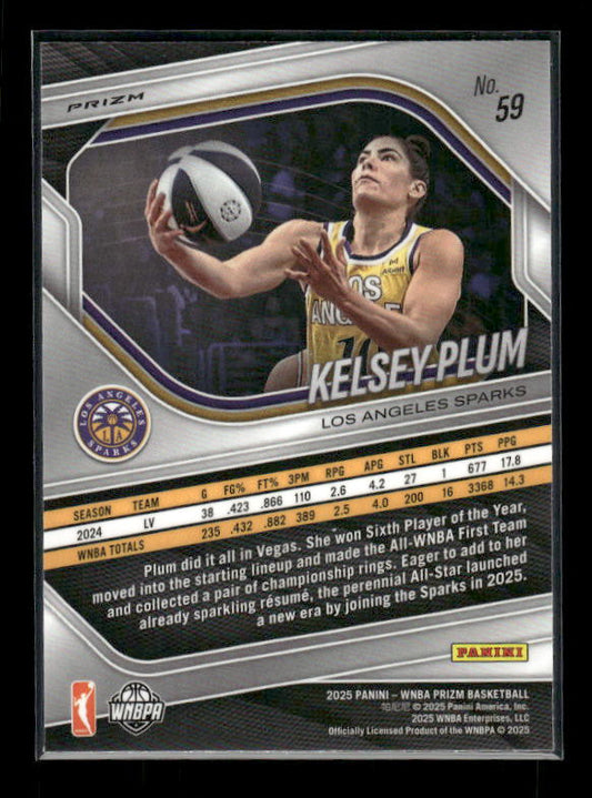 Kelsey Plum - 2025 Prizm WNBA - WNBA Logo