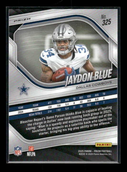 Jaydon Blue - 2025 Prizm Football - White Disco - Rookie