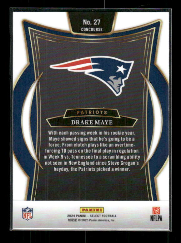 Drake Maye - 2024 Select Football - Rookie