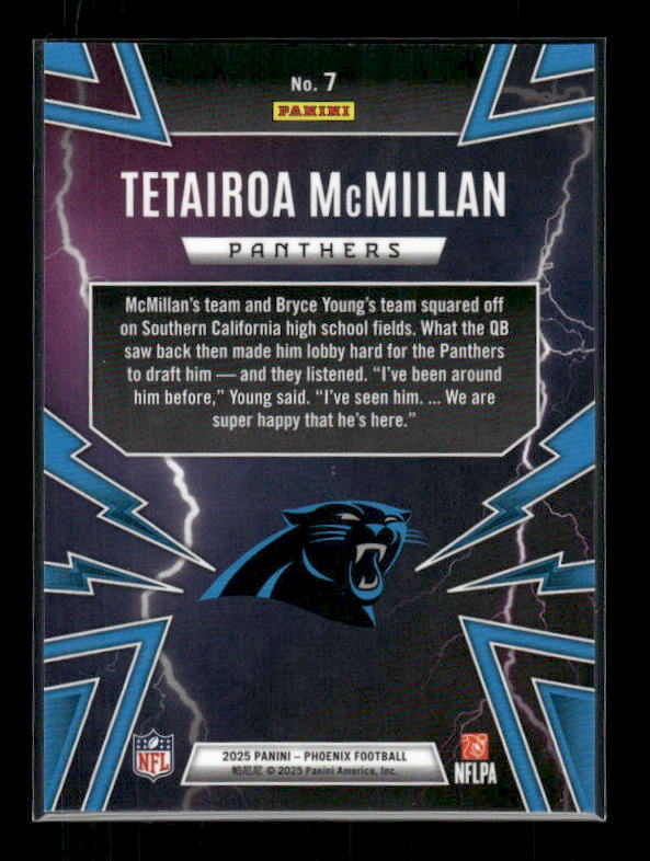 Tetairoa McMillan - 2025 Phoenix Football - Thunderbirds - Rookie