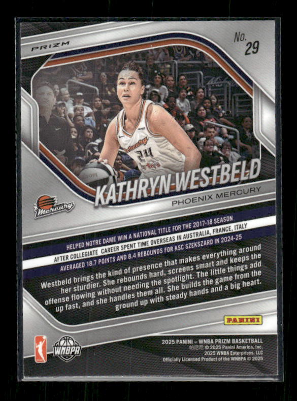Kathryn Westbeld - 2025 Prizm WNBA - WNBA Logo Prizm - Rookie