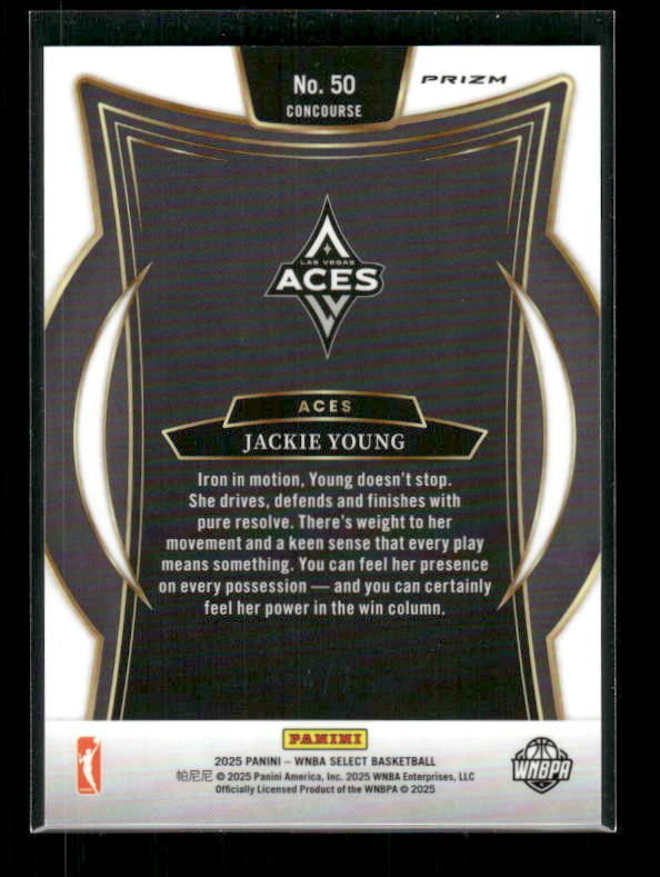 Jackie Young - 2025 Select WNBA - Blue Shimmer /7