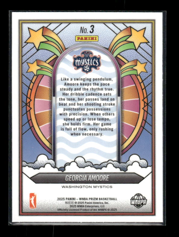Georgia Amoore - 2025 Prizm WNBA - Groovy - Rookie