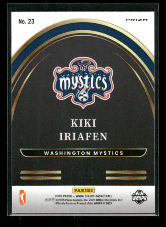 Kiki Iriafen - 2025 Select WNBA - Future White Disco /75 - Rookie