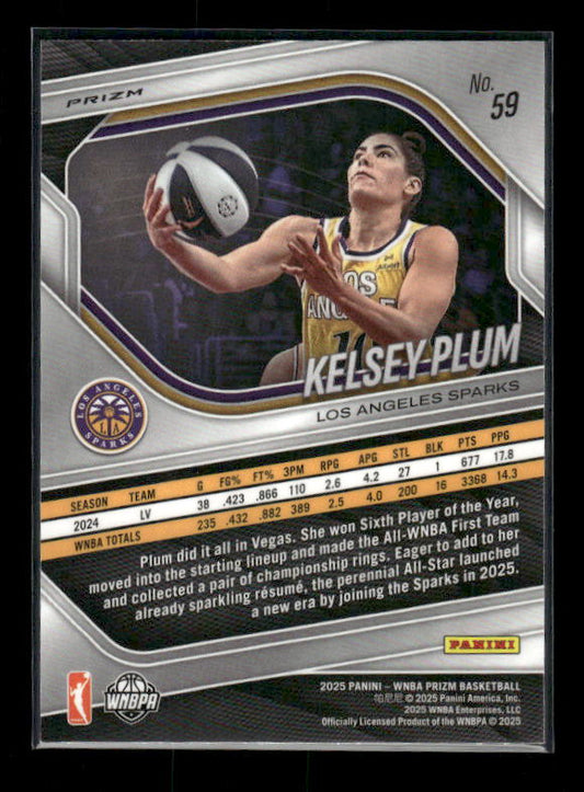 Kelsey Plum - 2025 Prizm WNBA - WNBA Logo