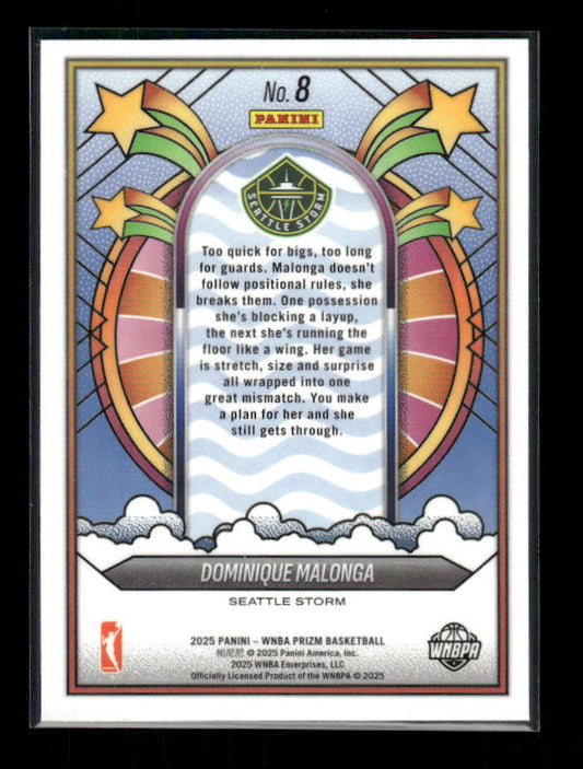 Dominique Malonga - 2025 Prizm WNBA - Groovy - Rookie
