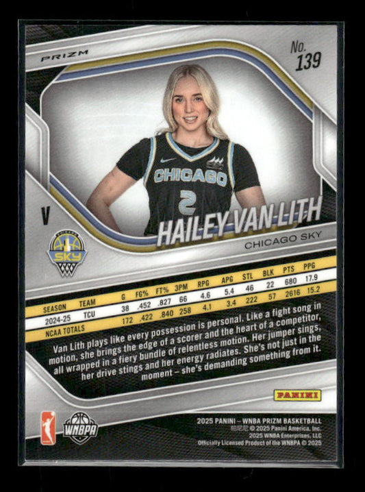 Hailey Van Lith - 2025 Prizm WNBA - Silver Prizm - Rookie Variation