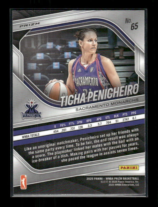 Ticha Penicheiro - 2025 Prizm WNBA - WNBA Logo Prizm