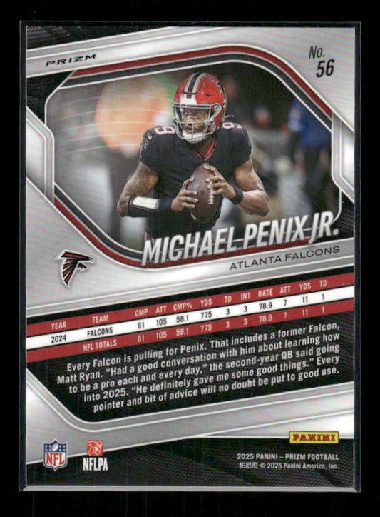Michael Penix Jr. - 2025 Prizm Football - White Disco