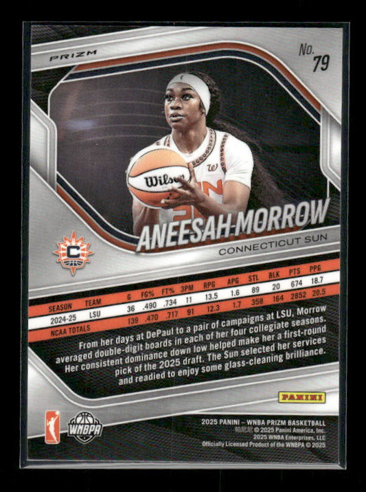Aneesah Morrow - 2025 Prizm WNBA - Blue Velocity - Rookie