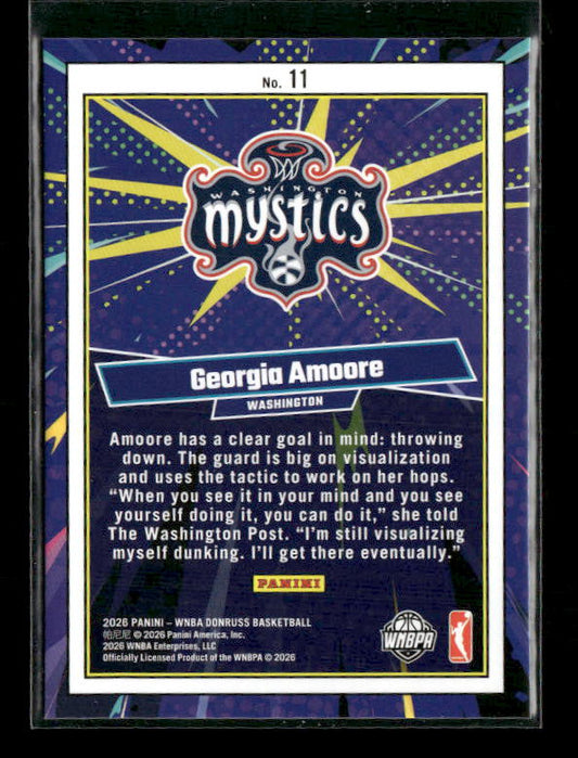 Georgia Amoore - 2026 Donruss WNBA - Diamond Net Marvels
