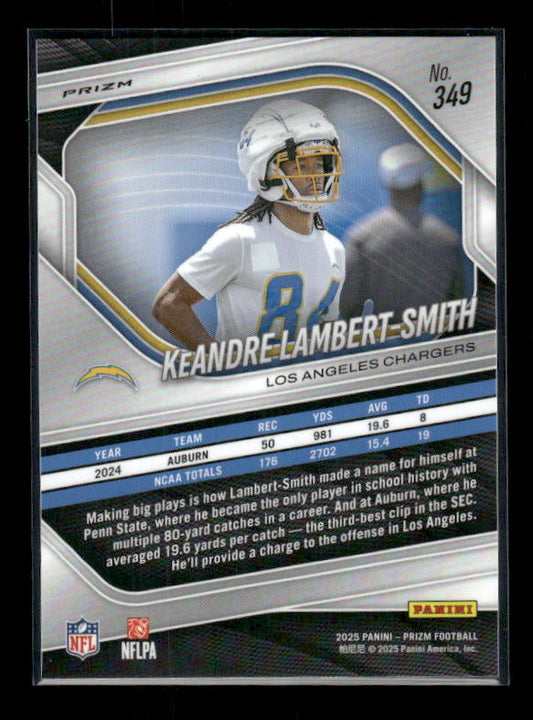 KeAndre Lambert Smith - 2025 Prizm Football - White Disco - Rookie