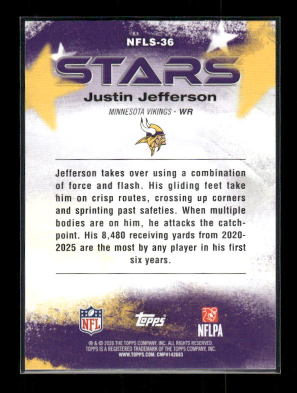 Justin Jefferson - 2026 Flagship Football - Stars