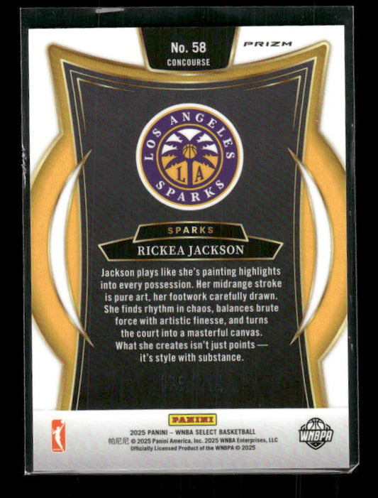 Rickea Jackson - 2025 Select WNBA - Blue Scope /199