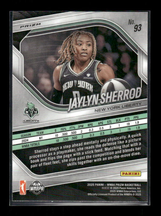 Jaylyn Sherrod - 2025 Prizm WNBA - Ice Prizm