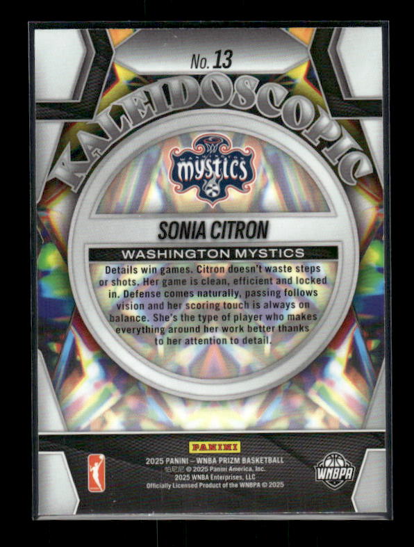 Sonia Citron - 2025 Prizm WNBA - Kaleidoscopic - Rookie