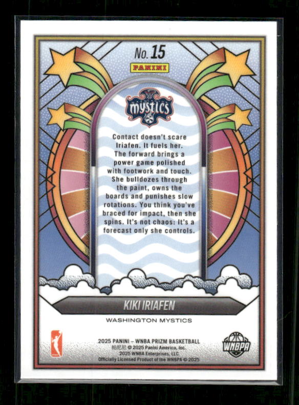 Kiki Iriafen - 2025 Prizm WNBA - Groovy - Rookie