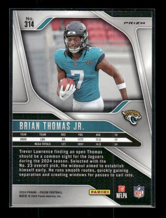 Brian Thomas Jr. - 2024 Prizm Football - Disco Prizm - Rookie