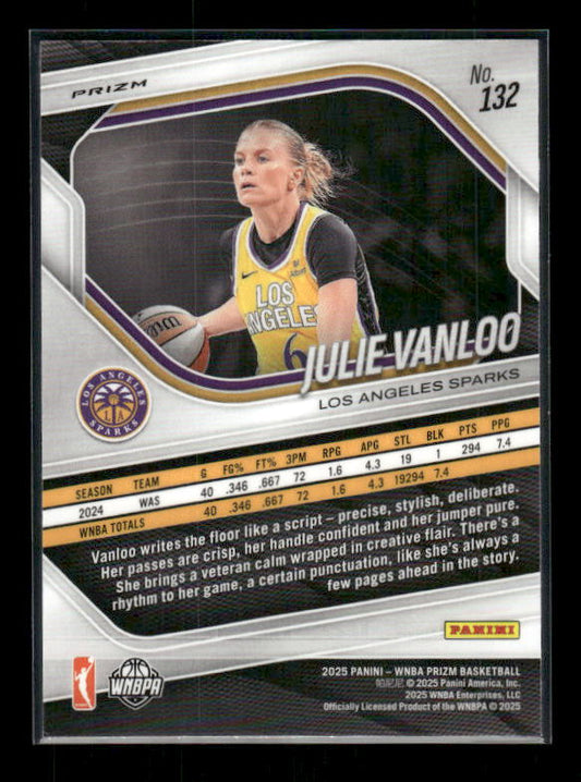 Julie Vanloo - 2025 Prizm WNBA - Blue Velocity