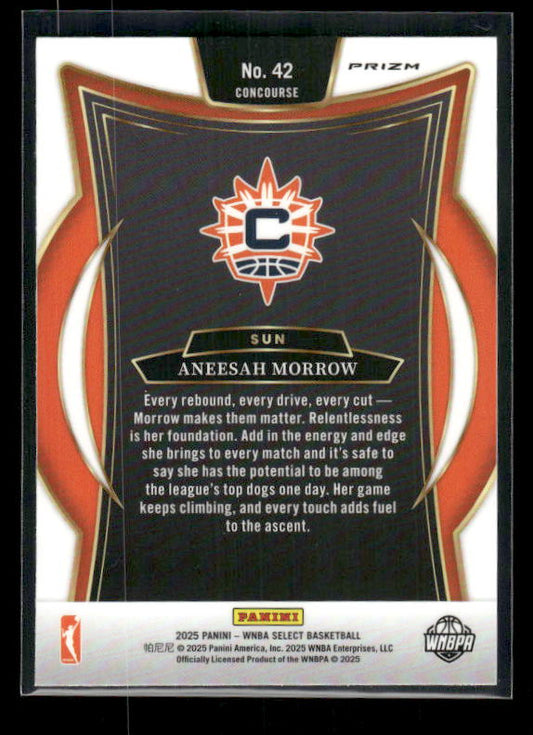 Aneesah Morrow - 2025 Select WNBA - Silver Prizm - Rookie