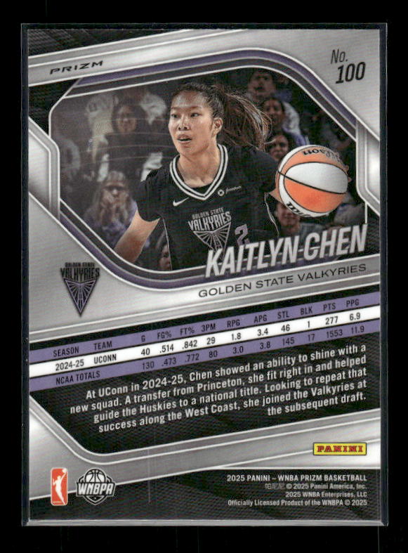 Kaitlyn Chen - 2025 Prizm WNBA - Green Prizm - Rookie