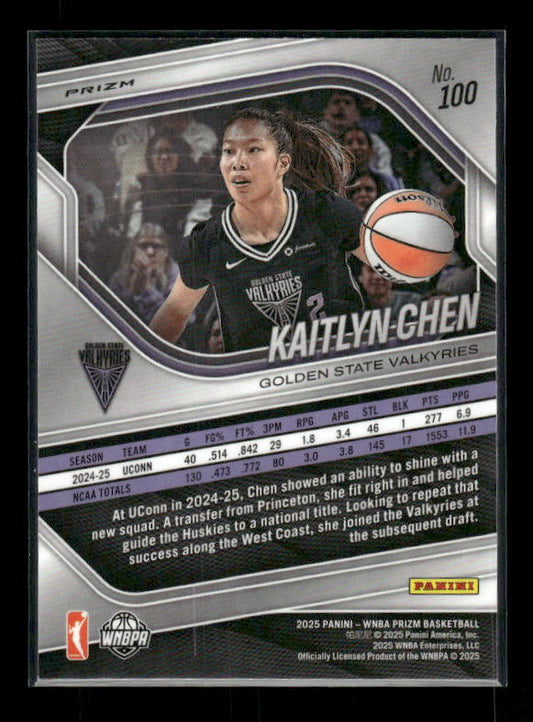 Kaitlyn Chen - 2025 Prizm WNBA - Green Prizm - Rookie