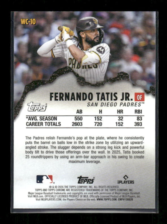 Fernando Tatis Jr. - 2026 Topps Chrome Baseball - Wrecking Crew