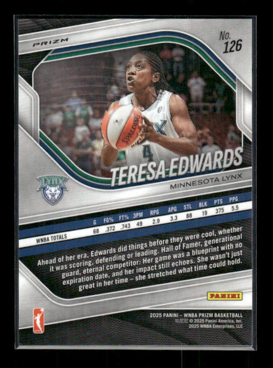 Teresa Edwards - 2025 Prizm WNBA - Checkerboard SSP