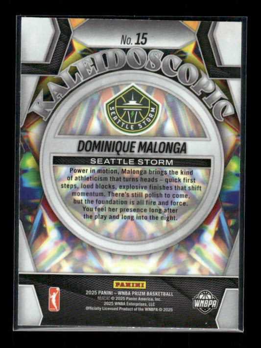 Dominique Malonga - 2025 Prizm WNBA - Kaleidoscopic - Rookie