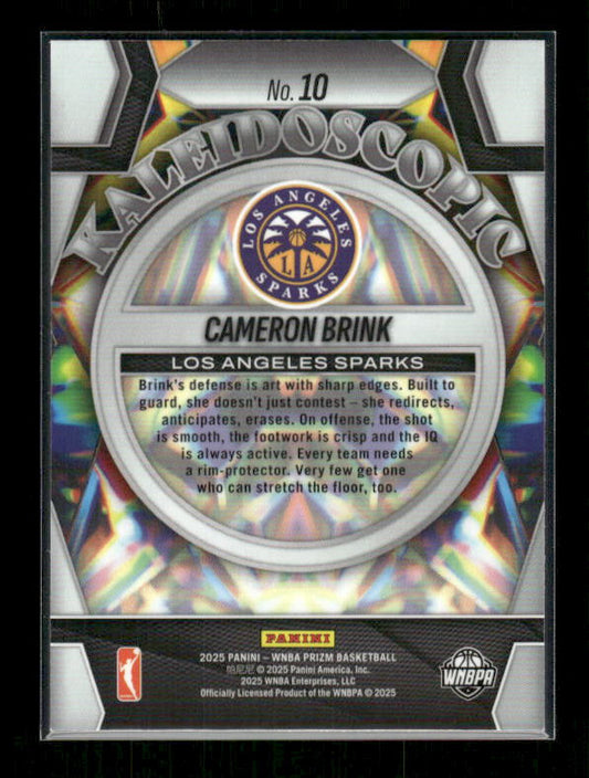 Cameron Brink - 2025 Prizm WNBA - Kaleidoscopic