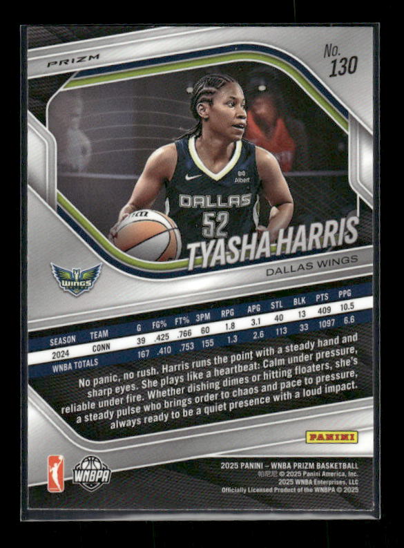 Tyasha Harris - 2025 Prizm WNBA - Cracked Ice