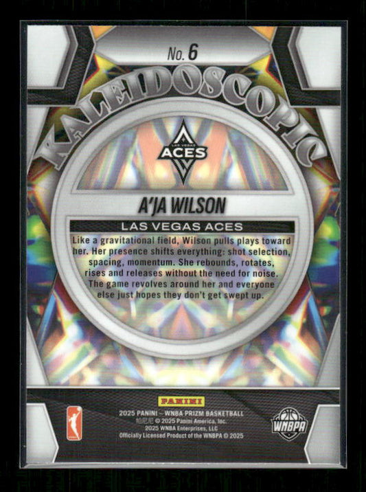 A'Ja Wilson - 2025 Prizm WNBA - Kaleidoscopic