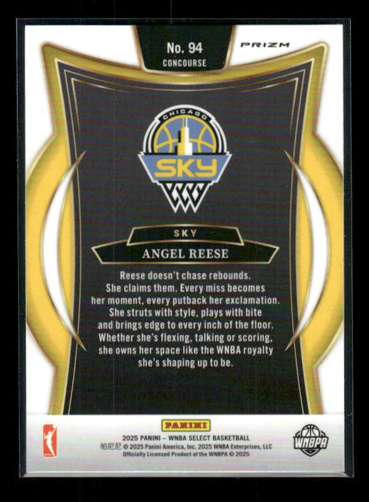 Angel Reese - 2025 Select WNBA - Silver Prizm