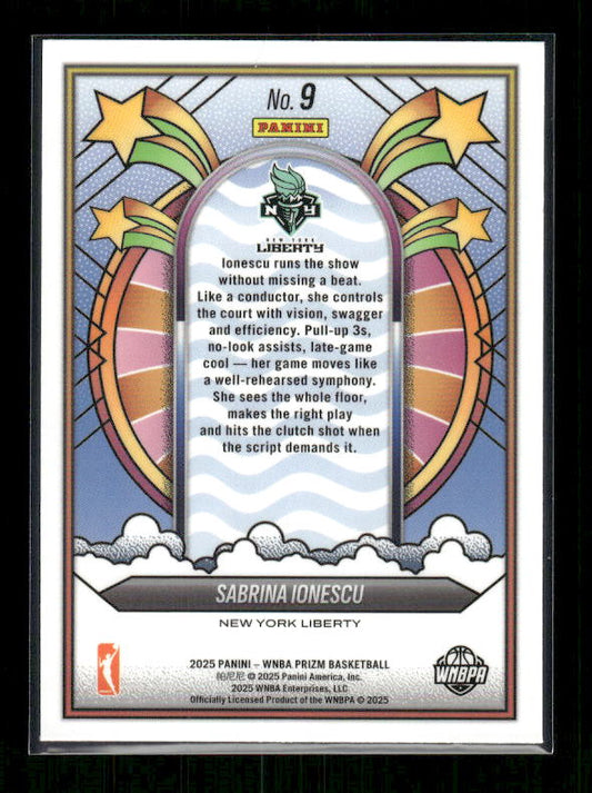 Sabrina Ionescu - 2025 Prizm WNBA - Groovy