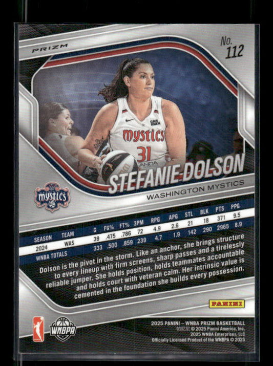 Stefanie Dolson - 2025 Prizm WNBA - Ice Prizm