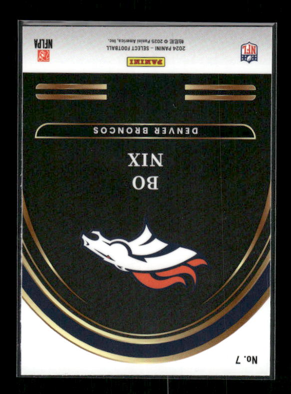 Bo Nix - 2024 Select Football - Future - Rookie