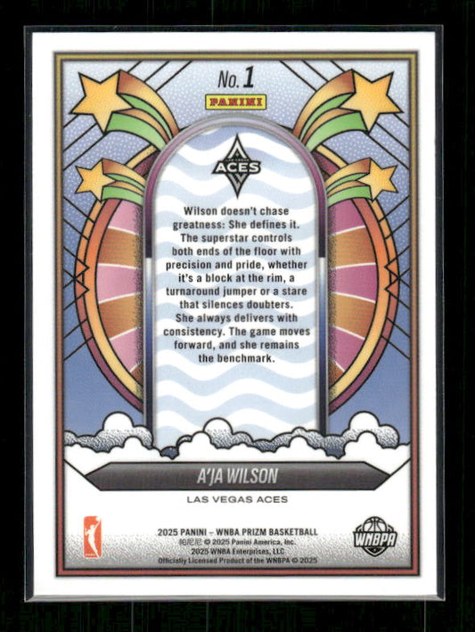 A'Ja Wilson - 2025 Prizm WNBA - Groovy