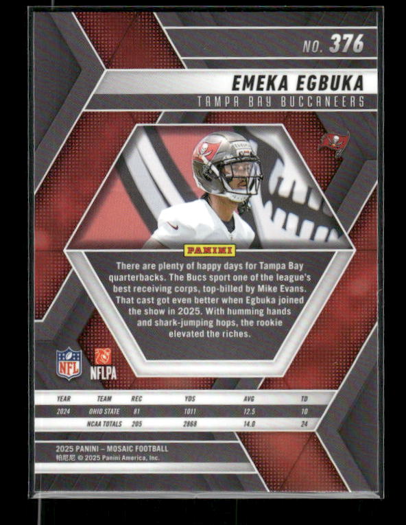 Emeka Egbuka - 2025 Mosaic Football - Rookie