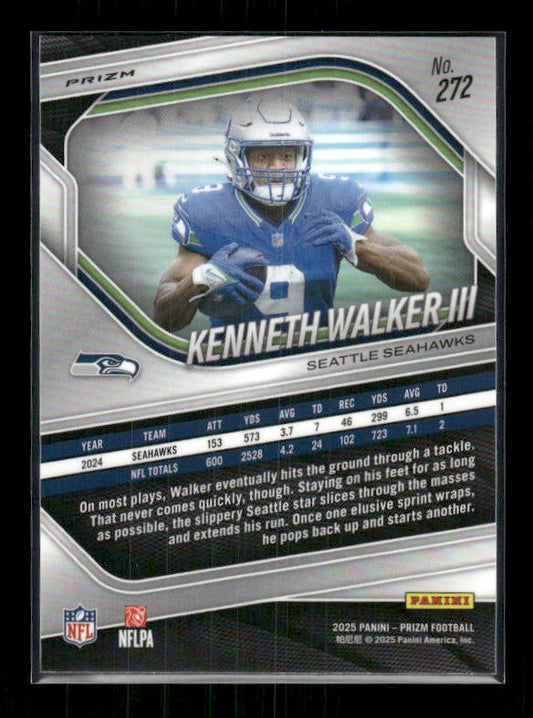 Kenneth Walker III - 2025 Prizm Football - White Disco