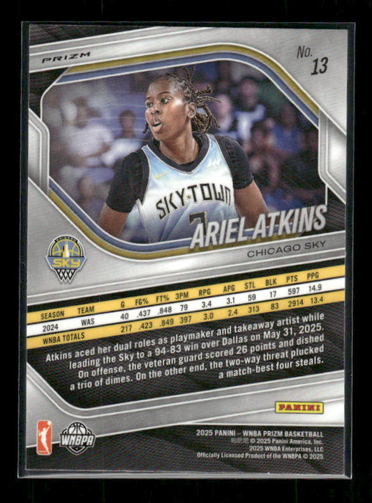 Ariel Atkins - 2025 Prizm WNBA - Cracked Ice