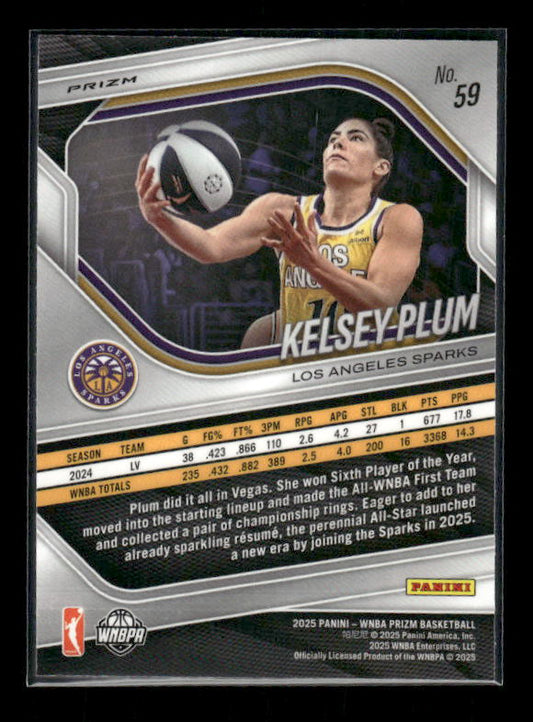 Kelsey Plum - 2025 Prizm WNBA - White Seismic
