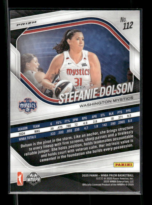Stefanie Dolson - 2025 Prizm WNBA - Green Prizm