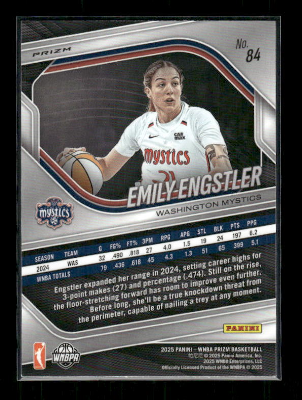 Emily Engstler - 2025 Prizm WNBA - WNBA Logo Prizm