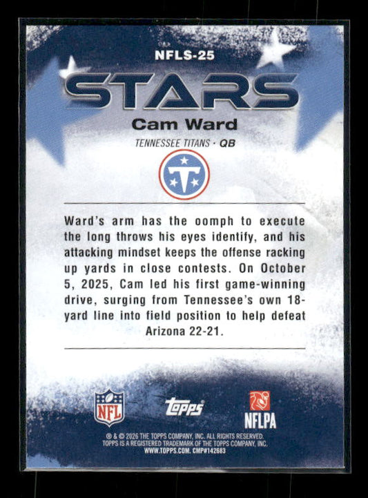 Cam Ward - 2026 Topps Flagship Football - NFL Stars
