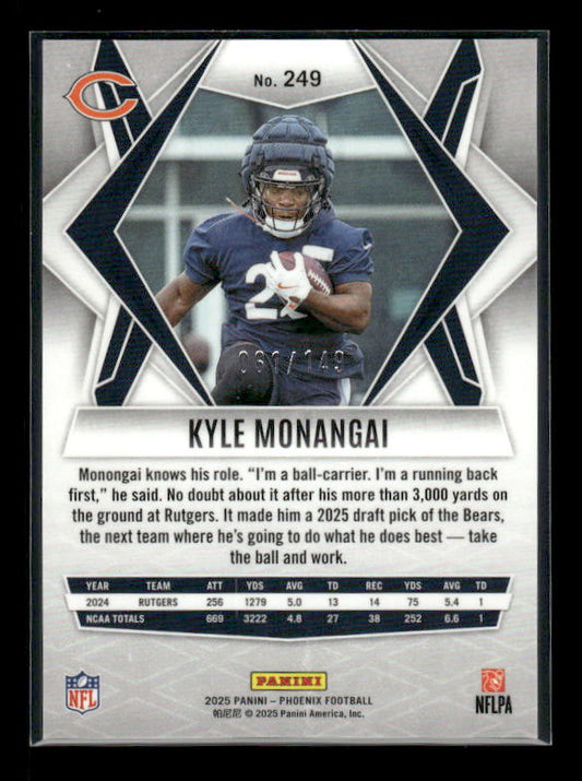 Kyle Monangai - 2025 Phoenix Football - Green Winter /149 - Rookie