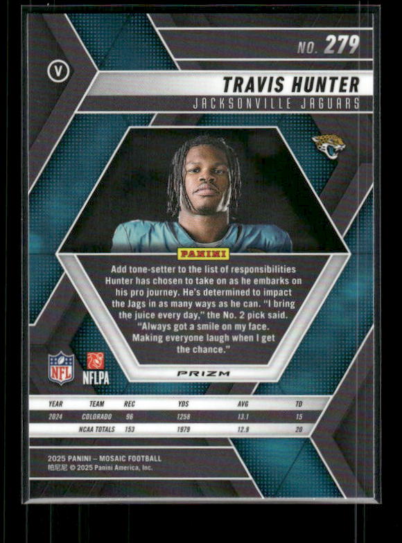 Travis Hunter - 2025 Mosaic Football - Mosaic Prizm - Rookie Variation