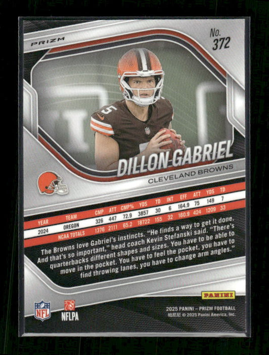 Dillon Gabriel - 2025 Prizm Football - Pink Wave - Rookie