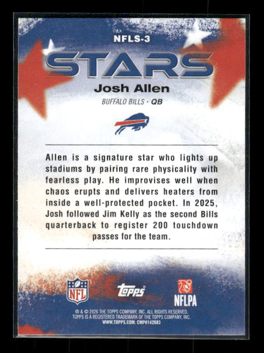 Josh Allen - 2026 Topps Flagship Football - NFL Stars